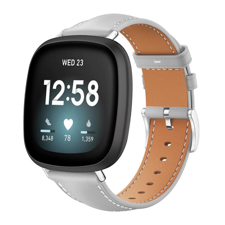 xDfind Flat Head Black Shark Fine Grain Leather Watch Band