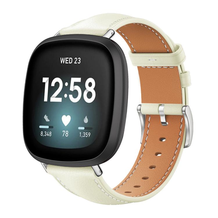 xDfind Flat Head Black Shark Fine Grain Leather Watch Band