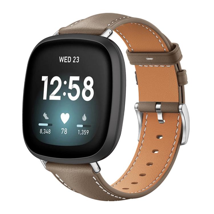 xDfind Flat Head Black Shark Fine Grain Leather Watch Band