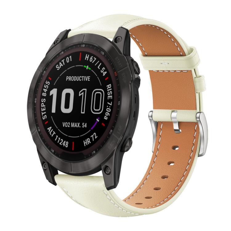 xDfind Flat Head Black Shark Fine Grain Leather Watch Band