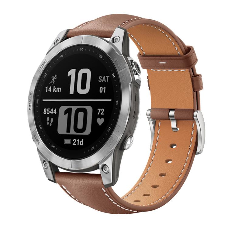 xDfind Flat Head Black Shark Fine Grain Leather Watch Band