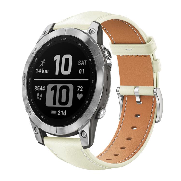 xDfind Flat Head Black Shark Fine Grain Leather Watch Band