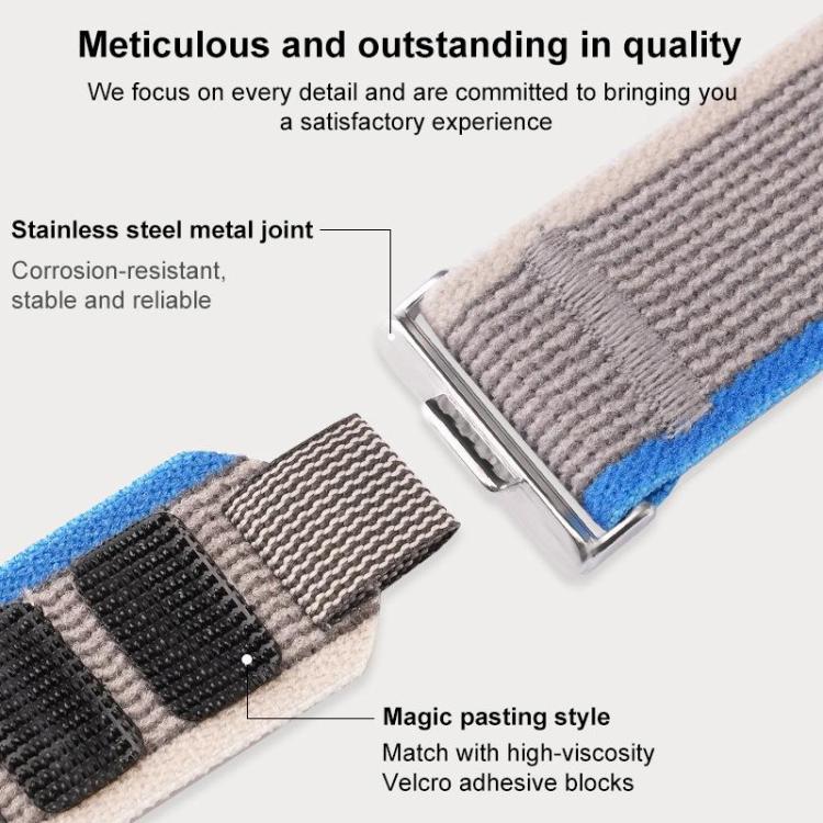 xDfind Nylon Loop Sport Watch Band, For Huawei Watch Fit3 / Fit4 / Fit4 Pro