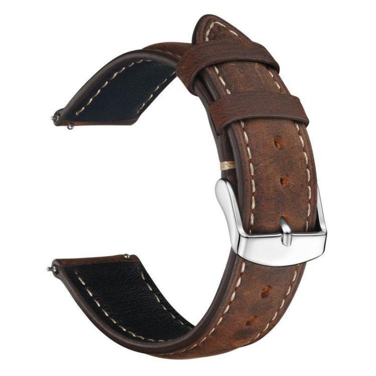 xDfind Retro Crazy Horse Texture Leather Watch Band, 20mm
