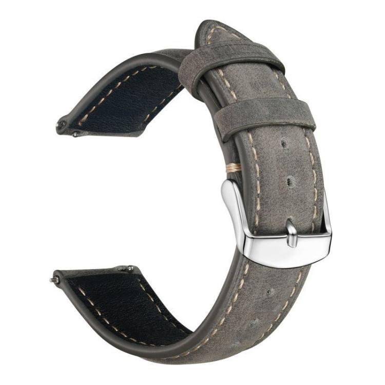 xDfind Retro Crazy Horse Texture Leather Watch Band, 22mm