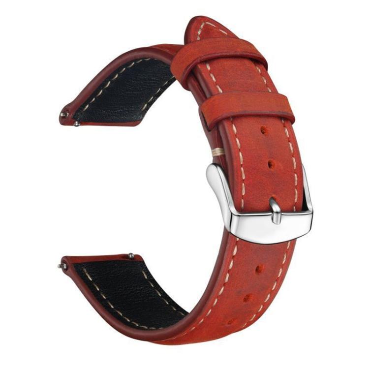xDfind Retro Crazy Horse Texture Leather Watch Band, 22mm