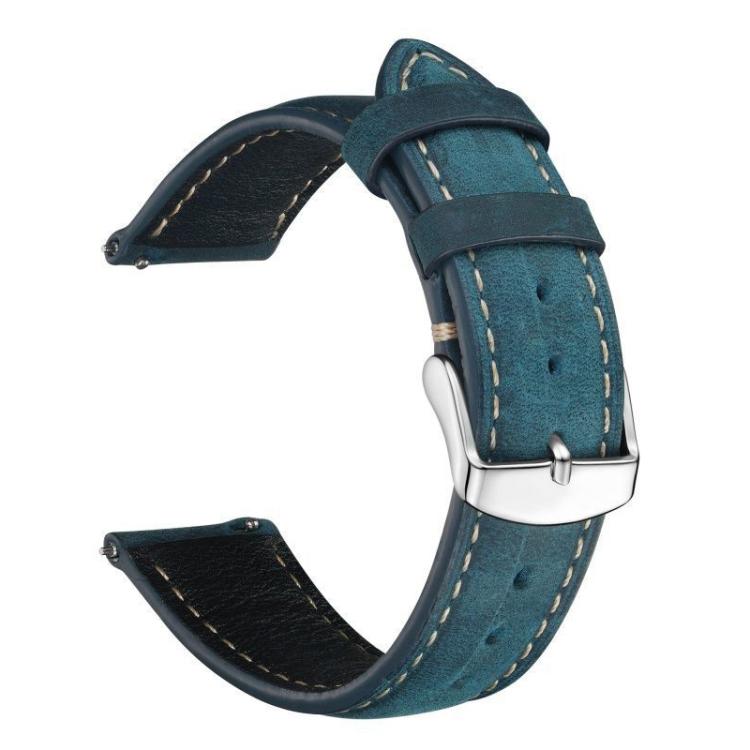 xDfind Retro Crazy Horse Texture Leather Watch Band, 22mm