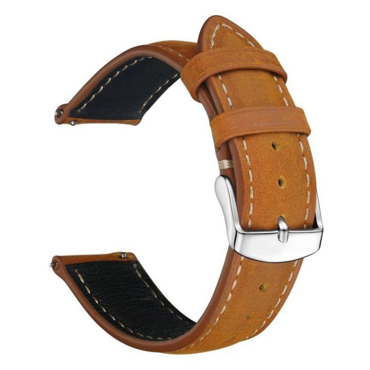 xDfind Retro Crazy Horse Texture Leather Watch Band, 22mm