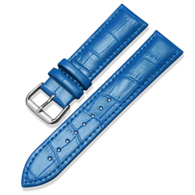 xDfind Bamboo Texture Pin Buckle Leather Watch Band, 14mm