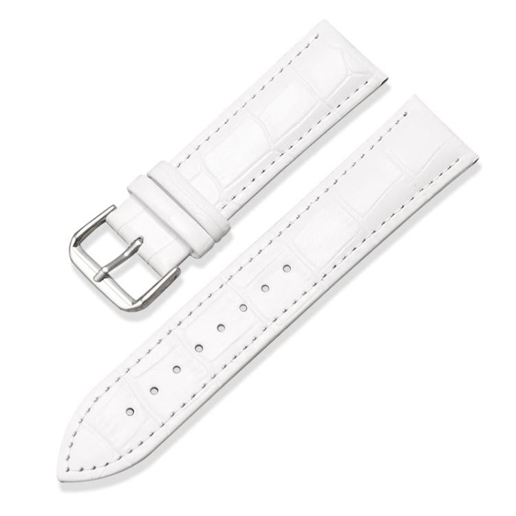 xDfind Bamboo Texture Pin Buckle Leather Watch Band, 22mm