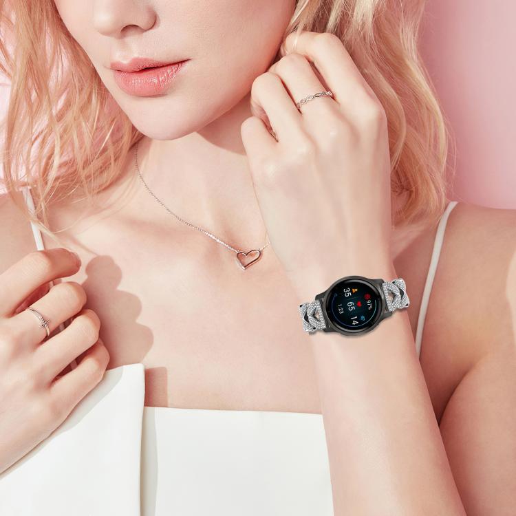 xDfind Small Twist Diamond Metal Watch Band