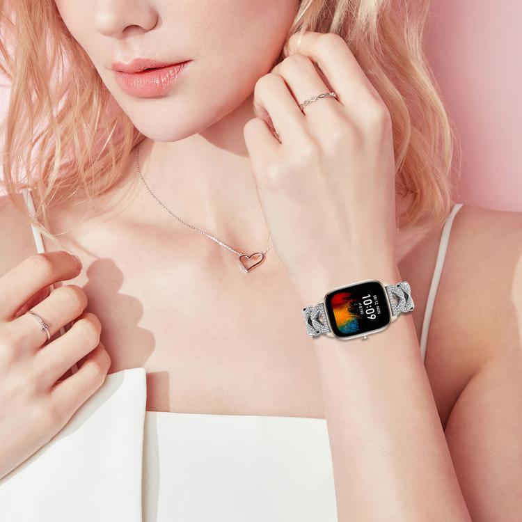 xDfind Small Twist Diamond Metal Watch Band