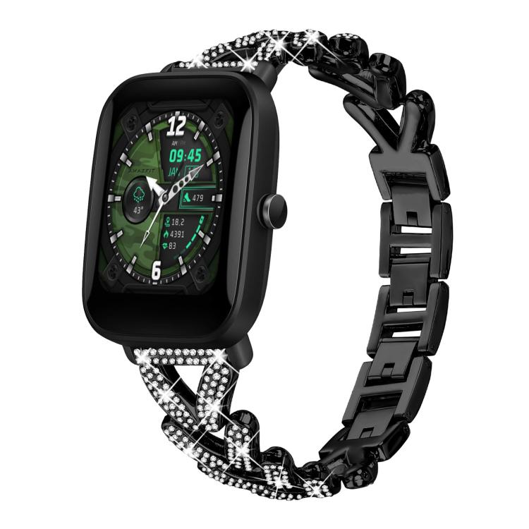xDfind Small Twist Diamond Metal Watch Band, 20mm For Amazfit Bip U / Bip Lite / Bip 3 Pro