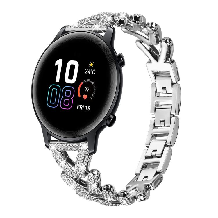 xDfind Small Twist Diamond Metal Watch Band