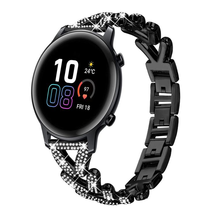 xDfind Small Twist Diamond Metal Watch Band