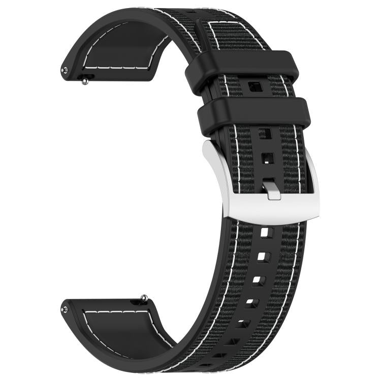 xDfind Hybrid Nylon Braid Silicone Watch Band, 20mm