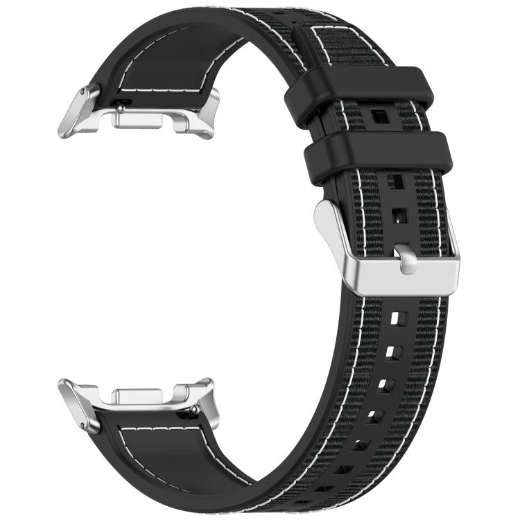 xDfind Hybrid Nylon Braid Silicone Watch Band