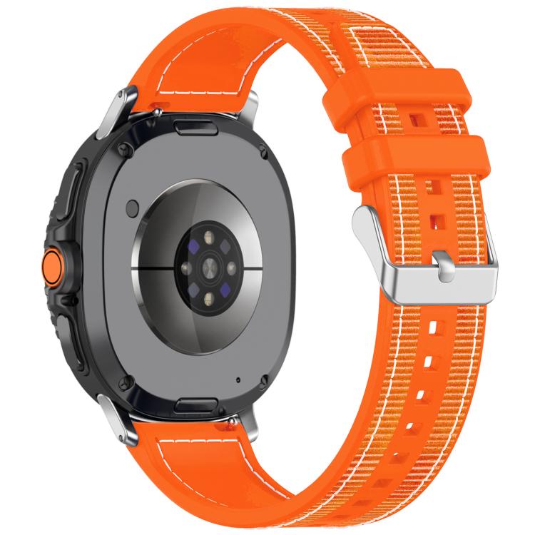 xDfind Hybrid Nylon Braid Silicone Watch Band