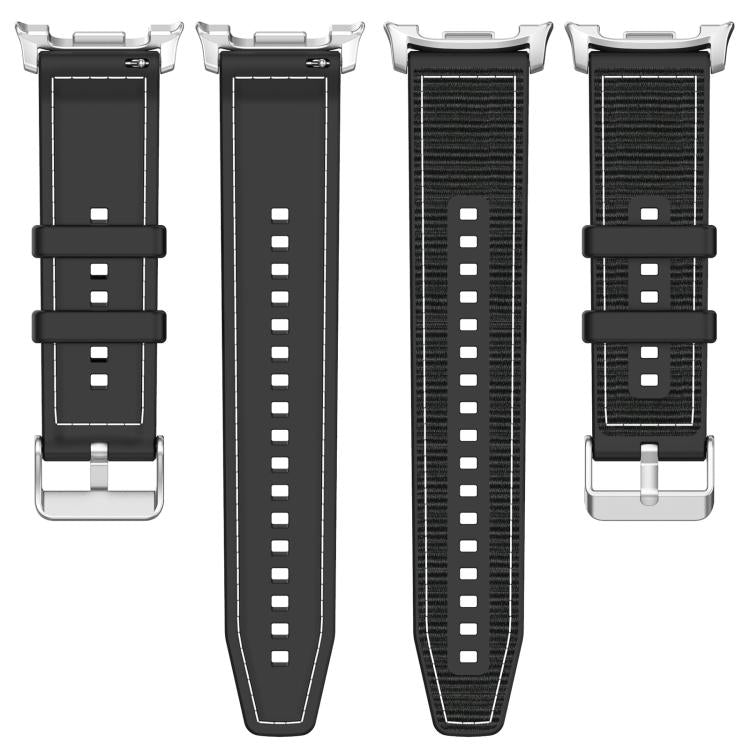 xDfind Hybrid Nylon Braid Silicone Watch Band