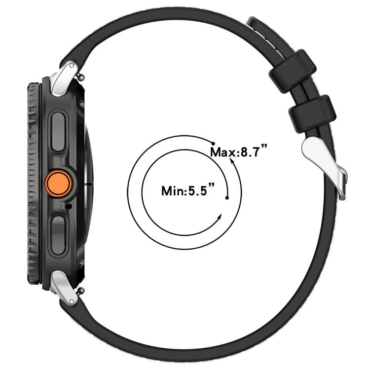 xDfind Hybrid Nylon Braid Silicone Watch Band
