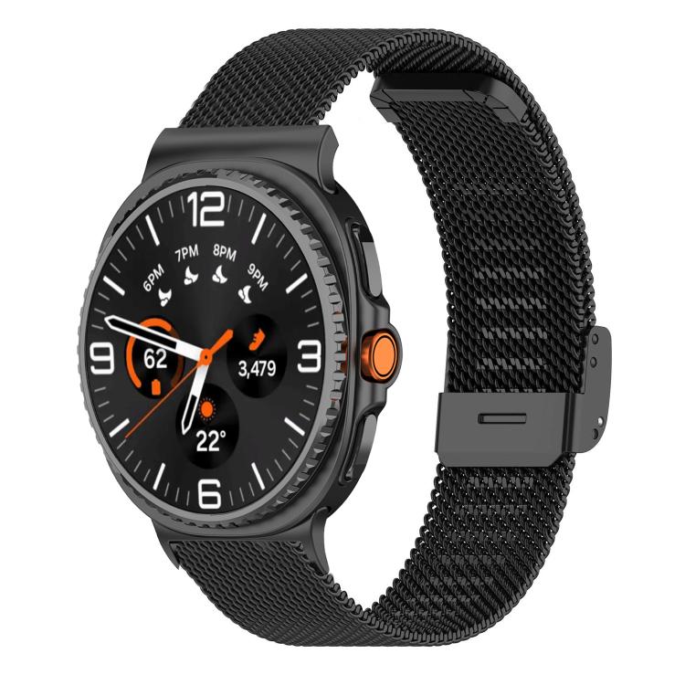 22mm xDfind Buckle Metal Mesh Watch Band, For Samsung Galaxy Watch 8 / Watch 8 Classic