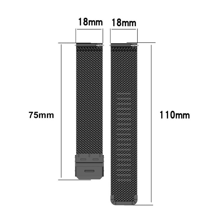 22mm xDfind Buckle Metal Mesh Watch Band