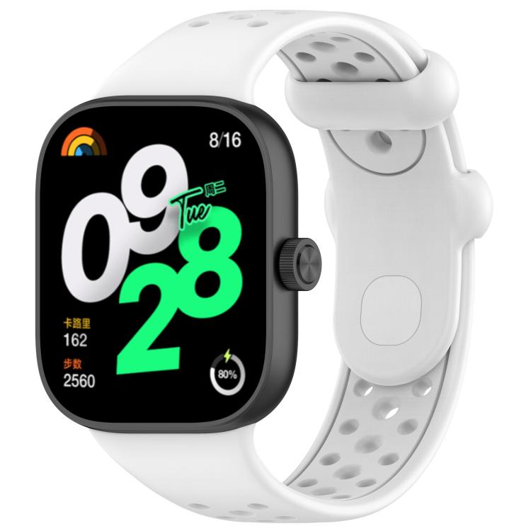 xDfind BreathableHole Solid Color Silicone Watch Band, For Xiaomi Smart Band 9 Pro/8 Pro/Redmi Watch 5/4