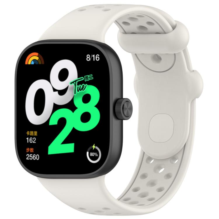 xDfind BreathableHole Solid Color Silicone Watch Band, For Xiaomi Smart Band 9 Pro/8 Pro/Redmi Watch 5/4