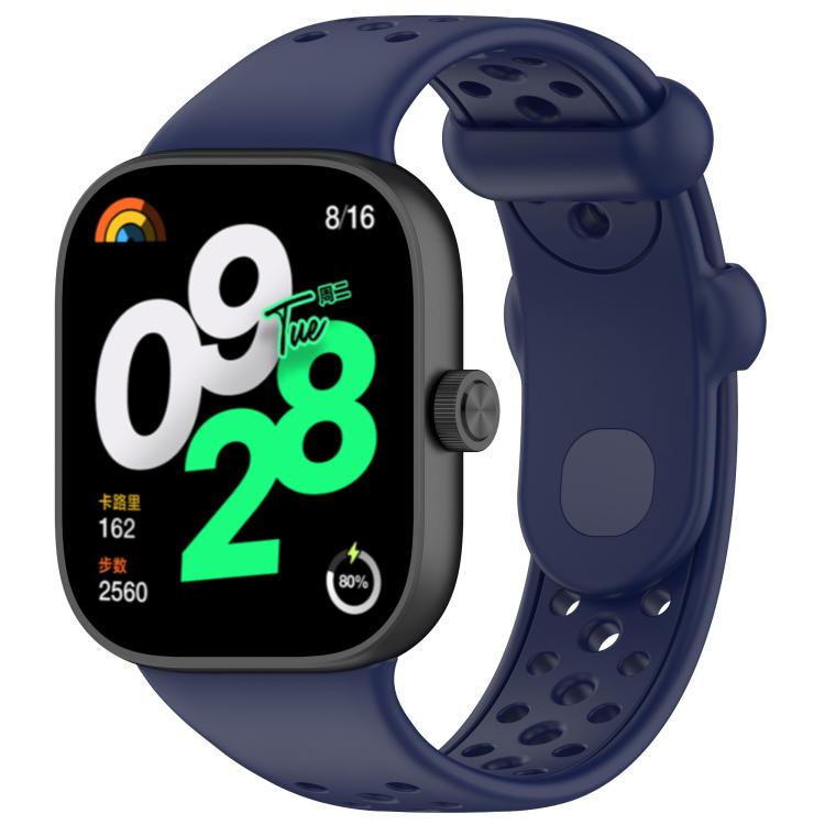 xDfind BreathableHole Solid Color Silicone Watch Band, For Xiaomi Smart Band 9 Pro/8 Pro/Redmi Watch 5/4