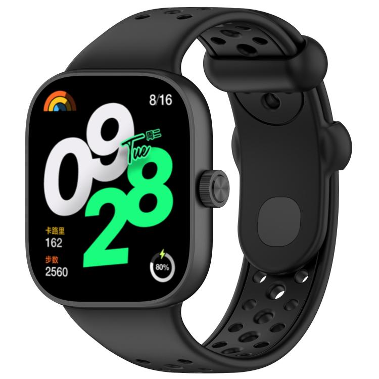 xDfind BreathableHole Solid Color Silicone Watch Band, For Xiaomi Smart Band 9 Pro/8 Pro/Redmi Watch 5/4