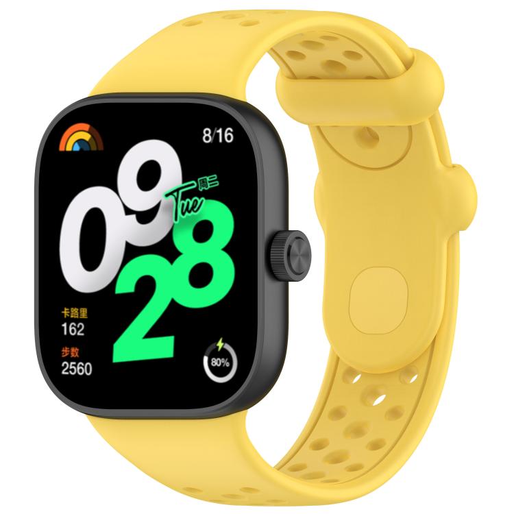 xDfind BreathableHole Solid Color Silicone Watch Band, For Xiaomi Smart Band 9 Pro/8 Pro/Redmi Watch 5/4