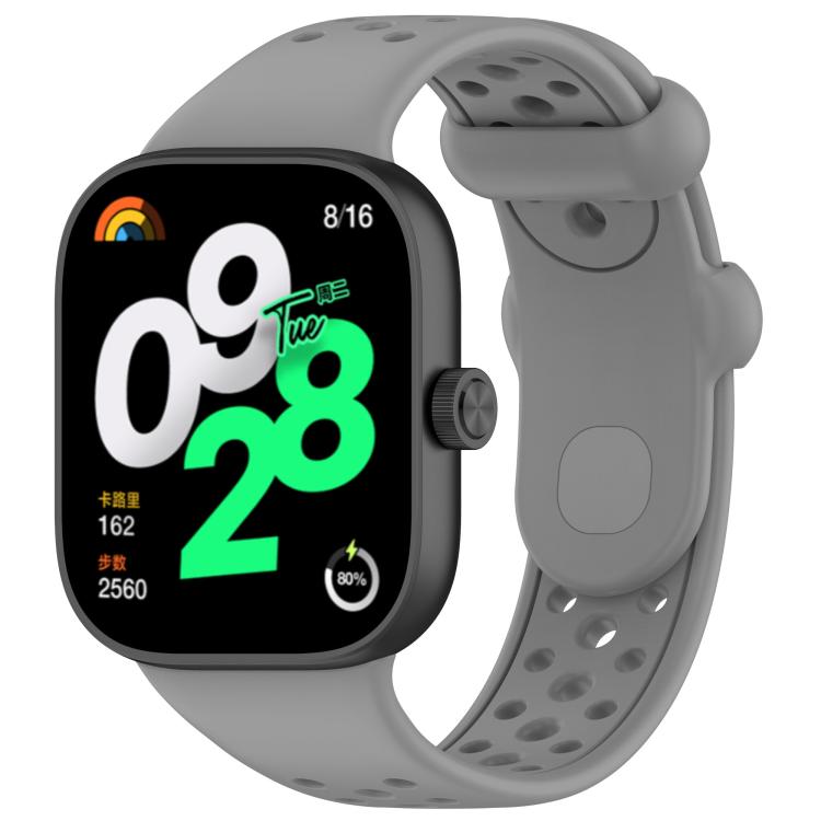 xDfind BreathableHole Solid Color Silicone Watch Band