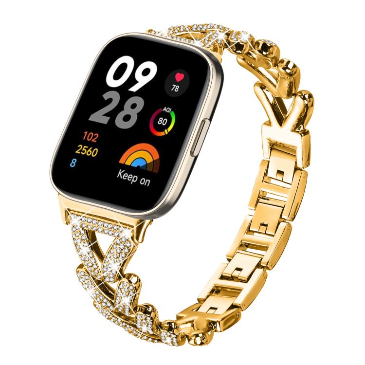 20mm xDfind Small Twist Diamond Metal Watch Band, For Redmi Watch 3