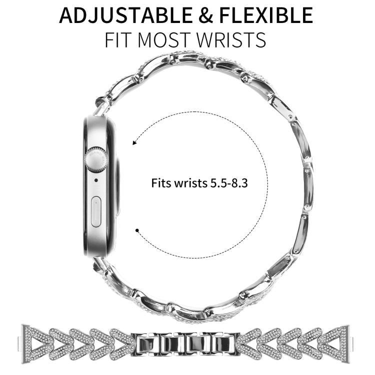 20mm xDfind Small Twist Diamond Metal Watch Band