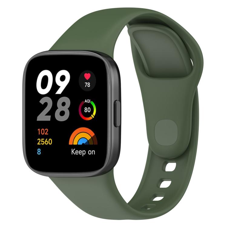 xDfind Solid Color Silicone Watch Band, with Button