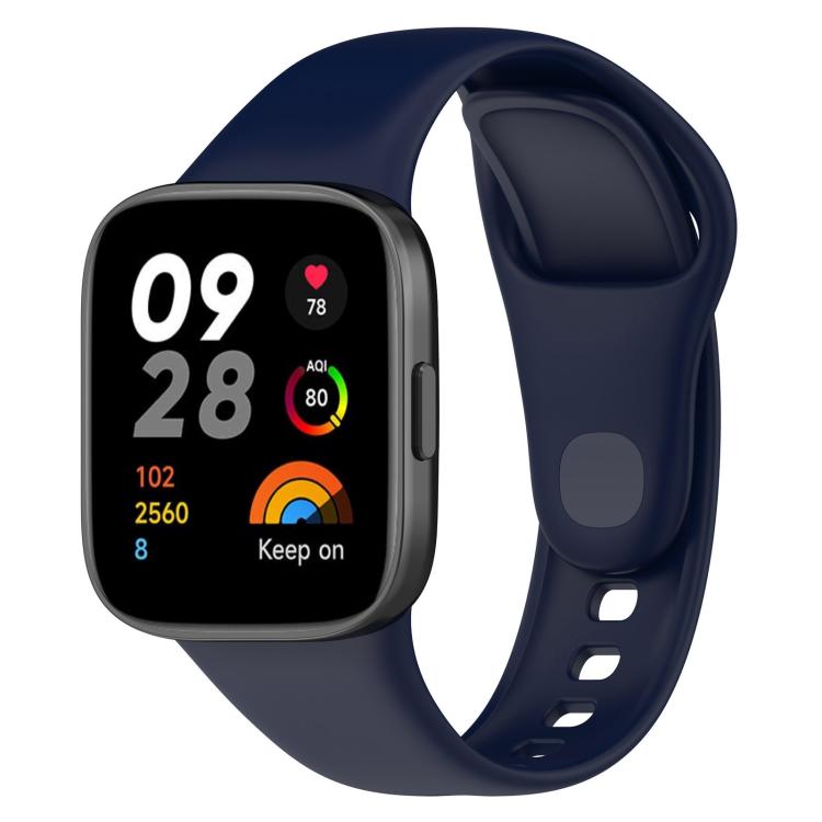 xDfind Solid Color Silicone Watch Band, with Button