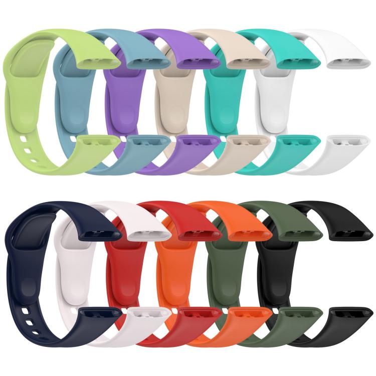 xDfind Solid Color Silicone Watch Band, with Button
