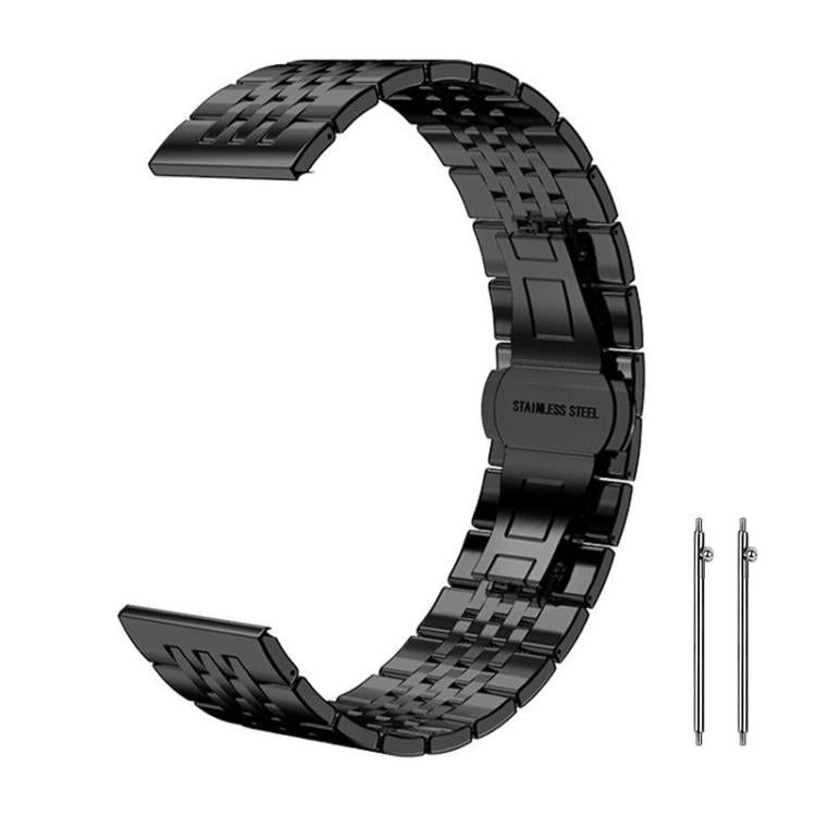 xDfind Seven-bead Solid Stainless Steel Watch Band, 18mm