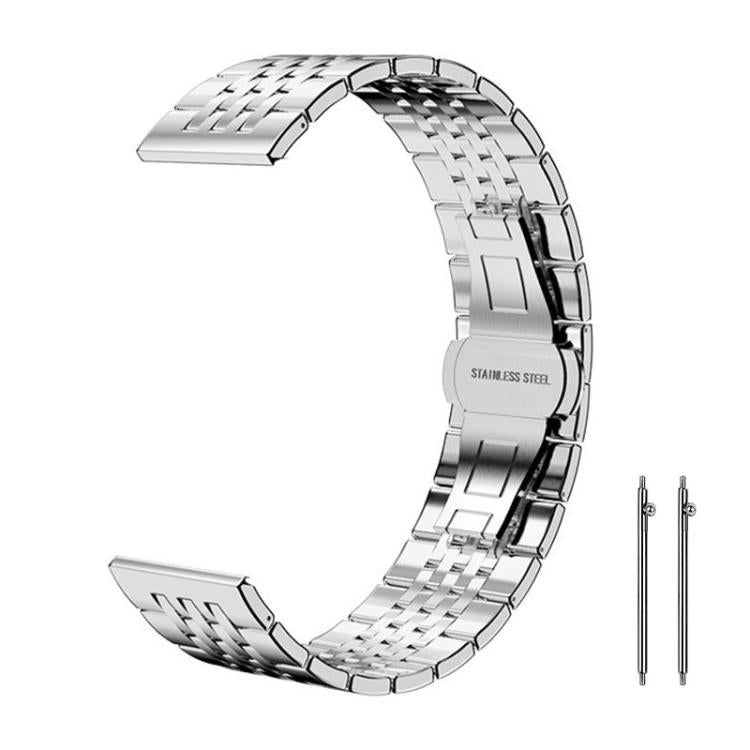 xDfind Seven-bead Solid Stainless Steel Watch Band, 18mm