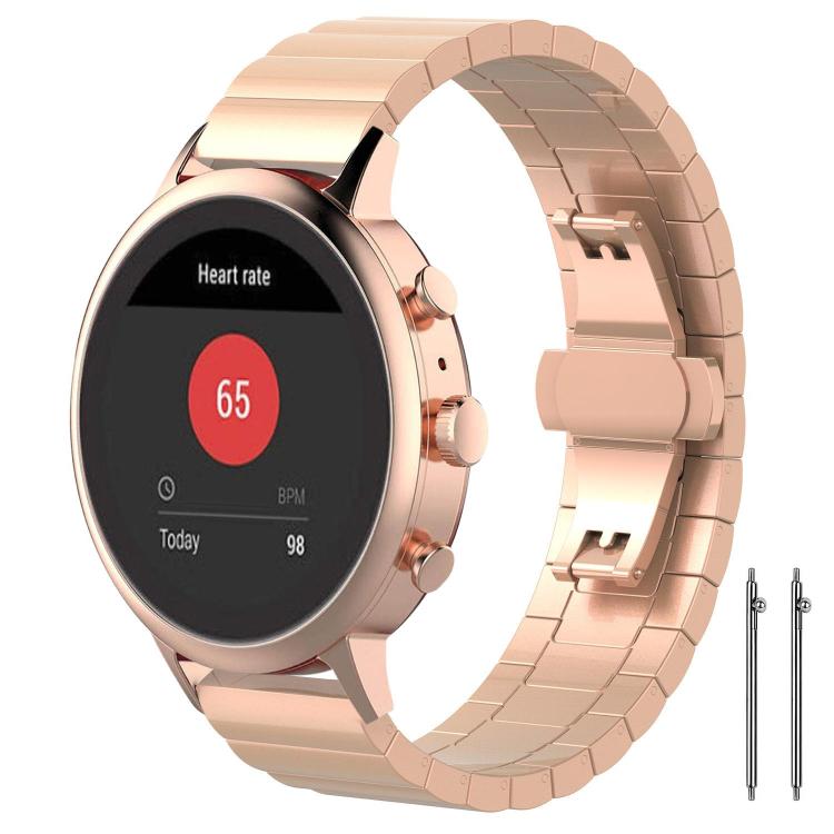 xDfind One-bead Bamboo Solid Stainless Steel Watch Band