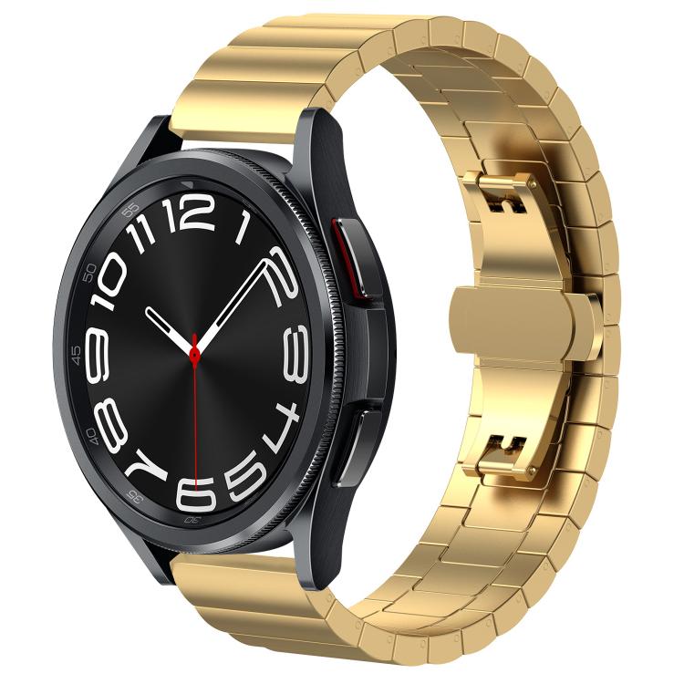 xDfind One-bead Bamboo Solid Stainless Steel Watch Band, 20mm