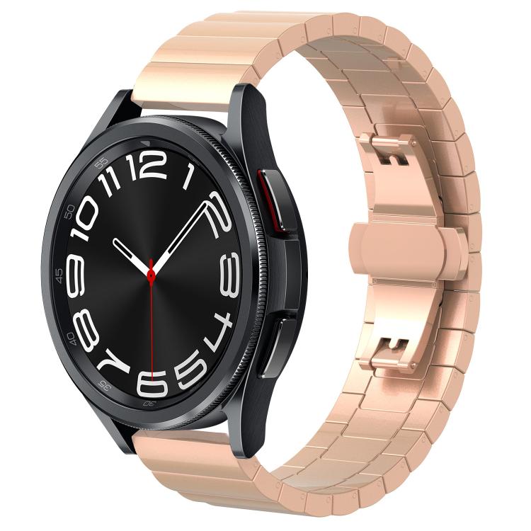 xDfind One-bead Bamboo Solid Stainless Steel Watch Band, 20mm