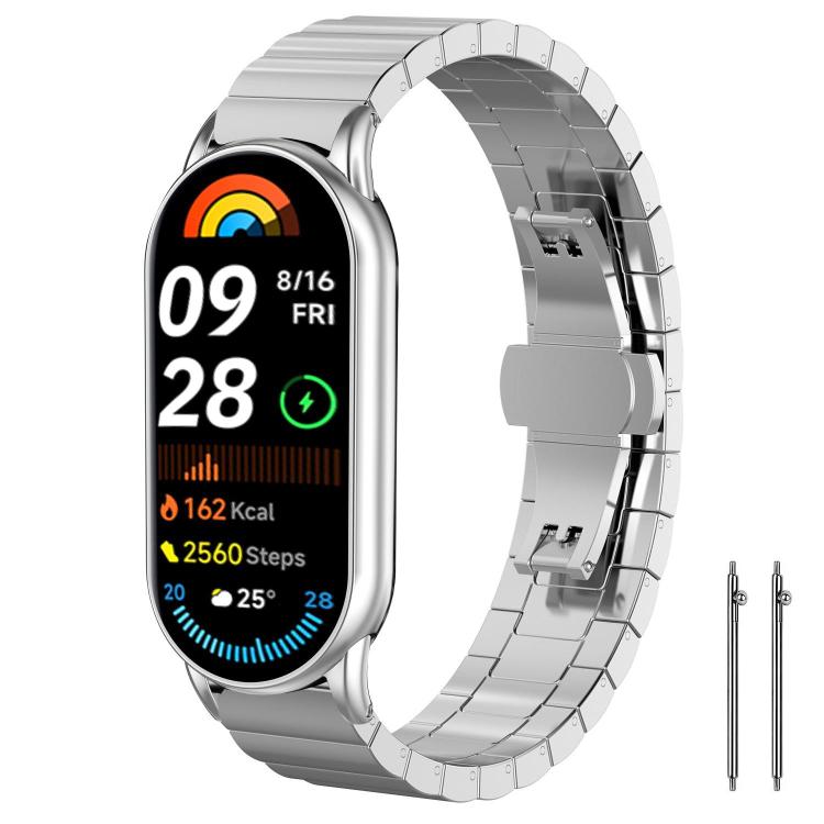 xDfind One-bead Bamboo Solid Stainless Steel Watch Band, 14mm
