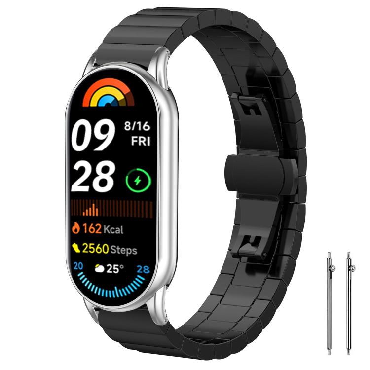 xDfind One-bead Bamboo Solid Stainless Steel Watch Band, 14mm