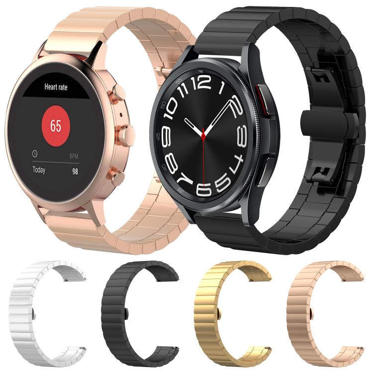 xDfind One-bead Bamboo Solid Stainless Steel Watch Band