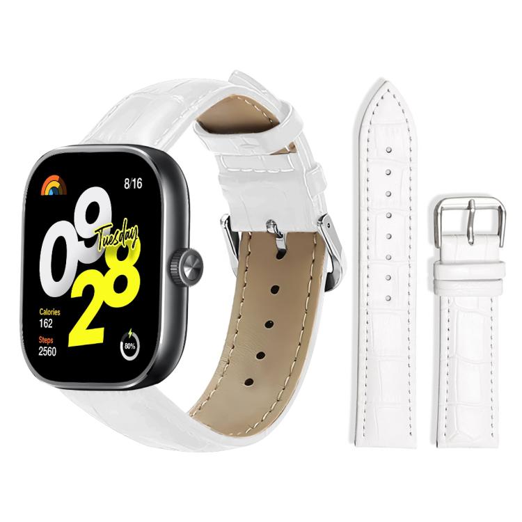 xDfind Bamboo Texture Pin Buckle Leather Watch Band, For Xiaomi Band 10 Pro / 9 Pro / Redmi Watch 6