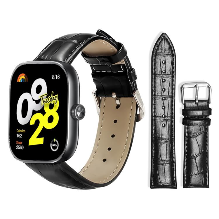 xDfind Bamboo Texture Pin Buckle Leather Watch Band, For Xiaomi Band 10 Pro / 9 Pro / Redmi Watch 6