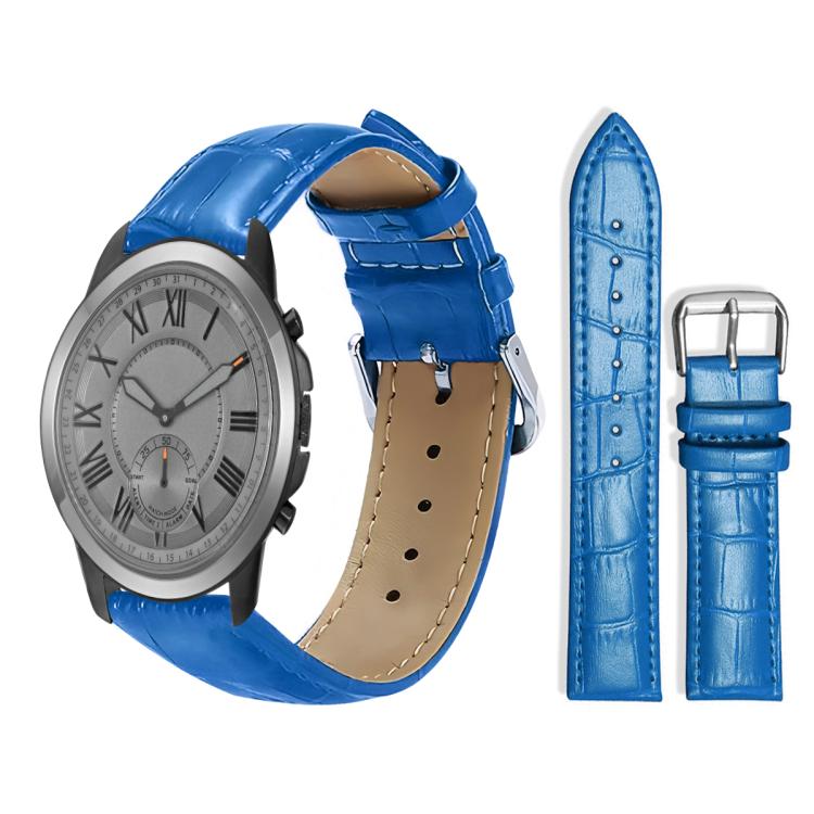 xDfind Bamboo Texture Pin Buckle Leather Watch Band