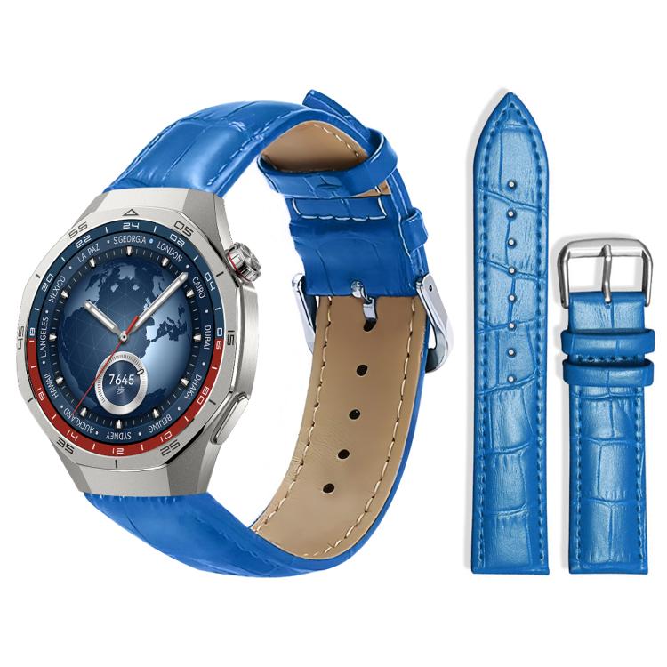 xDfind Bamboo Texture Pin Buckle Leather Watch Band