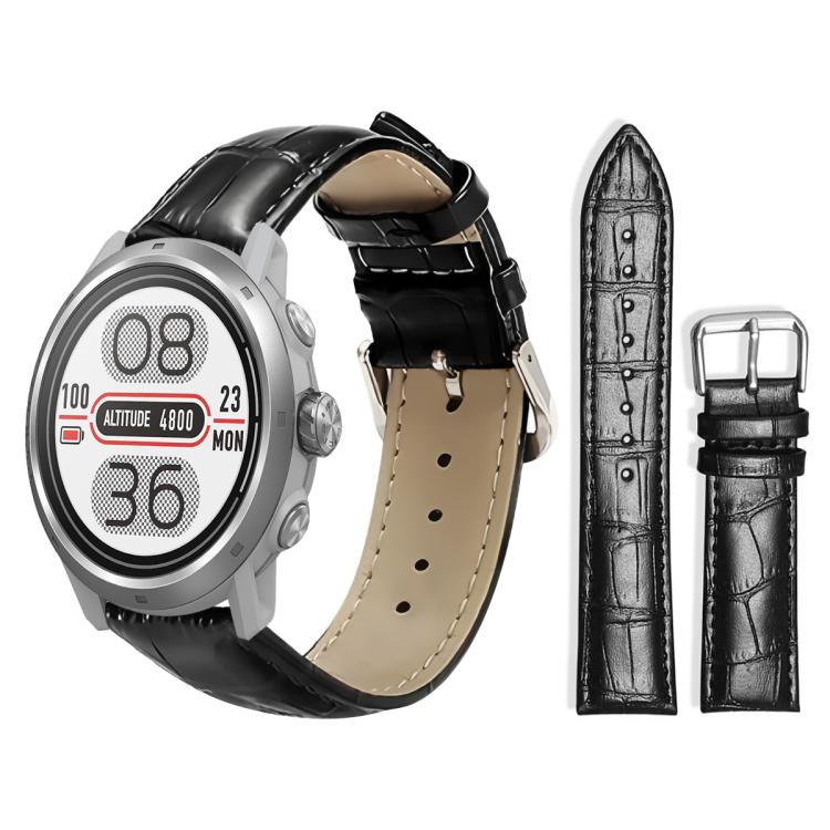xDfind Bamboo Texture Pin Buckle Leather Watch Band